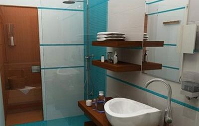Bathroom of Echo Residence Luxury Apartment Hotel in Tihany - Hotel Echo Residence Luxury Apartment Hotel Tihany