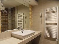 Elegant bathroom at Hajduszoboszlo Atlantis Wellness Hotel