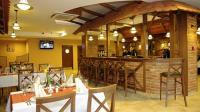 Restaurant at Wellness Hotel Gyula with various dishes