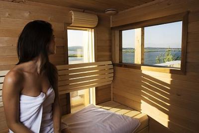 Sauna of the Vital Hotel Nautis at Lake Velence in Gardony - ✔️ Vital Hotel Nautis**** Gardony ✔️ Wellness Hotel Nautis