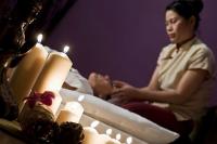 Thai-massage in the wellness area of the wellness Hotel Kapitany in Hungary in Sumeg