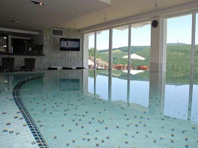 Wellness pool with panoramic view to Kekesteto in Hotel Ozon Residence - Hotel Residence Ozon**** Matrahaza - Discount wellness hotel with half board in Mountain Matra
